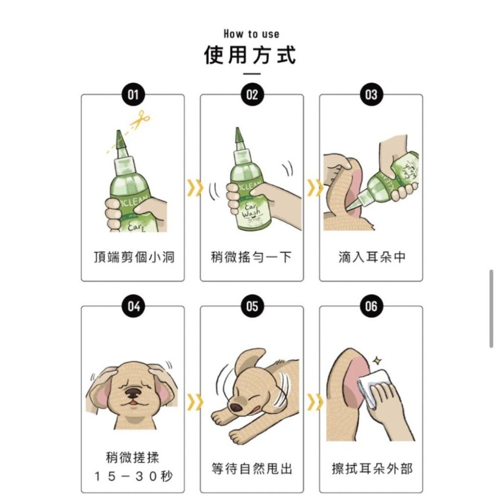 【MIGO寵物柑仔店】美國 巧倍麗 潔耳液 (溫和+舒緩) 犬貓適用 寵物用 4OZ 118ml 潔耳水 清耳液-細節圖4
