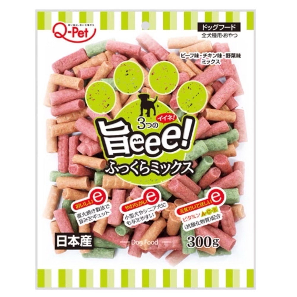 【MIGO寵物柑仔店】Q PET 巧沛 Q-PET 旨eee  軟肉條 雞肉條 牛肉條 綜合肉條 犬零食 犬肉條-規格圖2