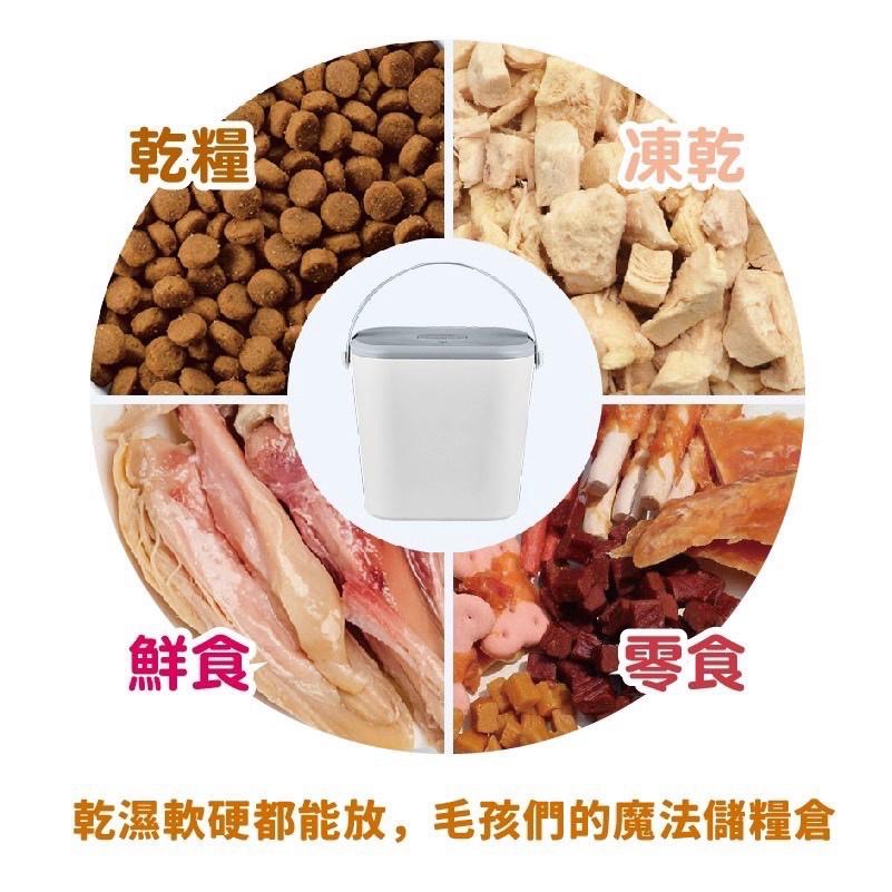 新上市!DOGNESS 多尼斯 12L真空儲糧桶 附勺子 智慧恆壓技術 超大容量 飼料桶 零食桶-細節圖7