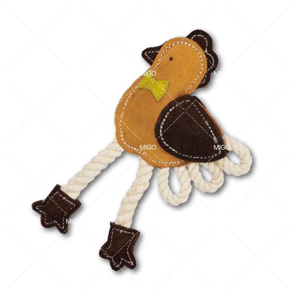 【MIGO寵物柑仔店】Doggy Man 多格漫 犬用 牛革玩具 互動潔齒玩具 狗狗玩具-細節圖3