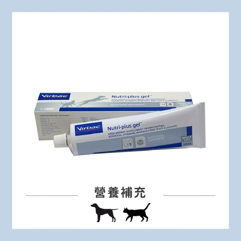 【MIGO寵物柑仔店】Virbac 維克 牙膏 克補軟膏 120.5g 營養膏/犬貓皆可 /牙膏/香草/牛肉