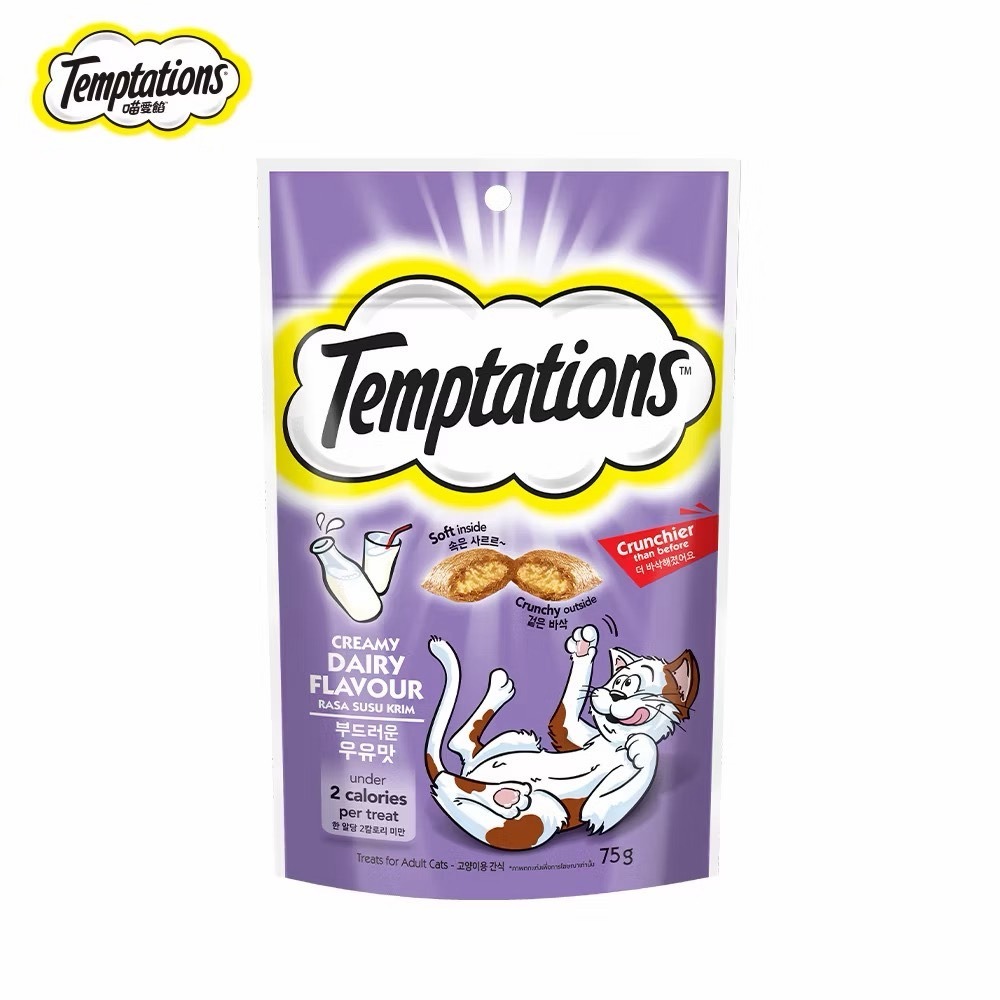 【MIGO寵物柑仔店】Temptations 喵愛餡 貓零食 75g 貓餅乾/貓咪最愛零食😂-規格圖7