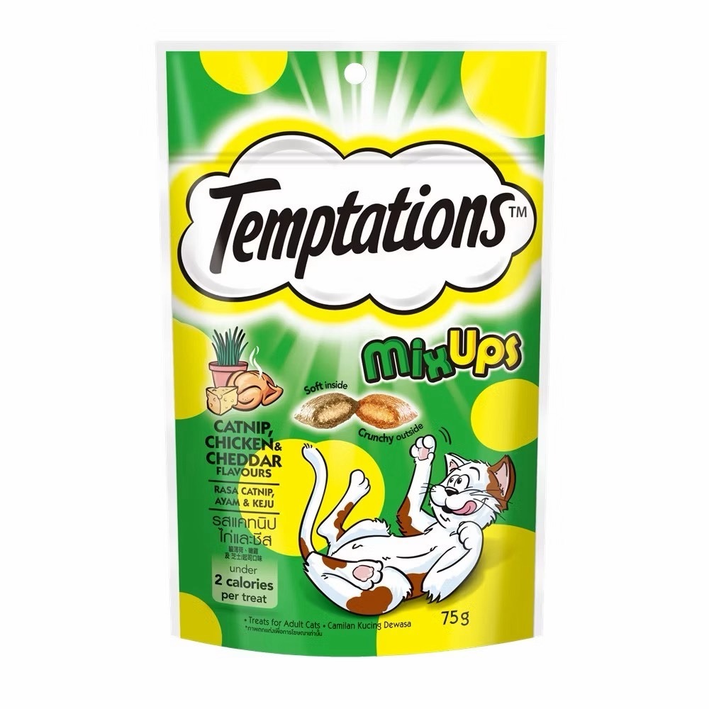 【MIGO寵物柑仔店】Temptations 喵愛餡 貓零食 75g 貓餅乾/貓咪最愛零食😂-規格圖7