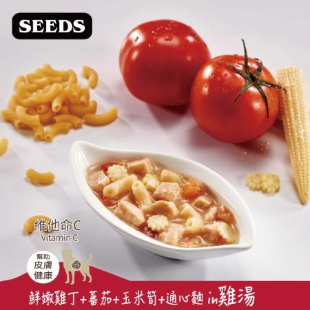 【MIGO寵物柑仔店】聖萊西 seeds Miit 有雞 愛犬 機能湯罐 80g 狗雞肉罐頭-細節圖2