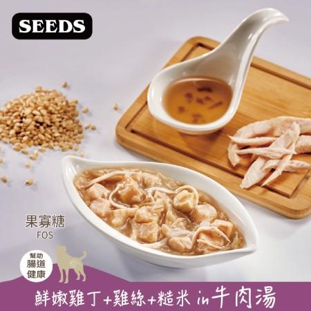 【MIGO寵物柑仔店】聖萊西 seeds Miit 有雞 愛犬 機能湯罐 80g 狗雞肉罐頭-細節圖7