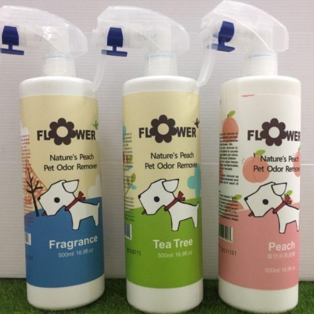 【MIGO寵物柑仔店】Flower 花狗系列 寵物 除臭劑500ml 環境除臭噴霧/環境芳香噴霧