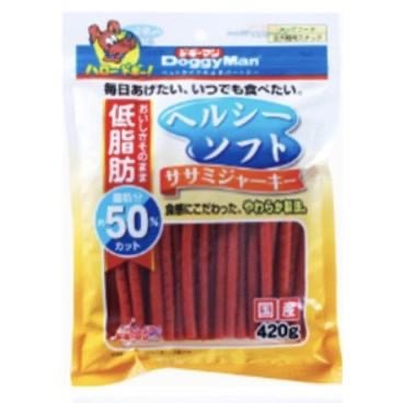 【MIGO寵物柑仔店】DoggyMan 多格漫犬用 健康 低脂 軟雞肉條 420g 原味/小香腸/零食超值包 牛肉 短切-細節圖2