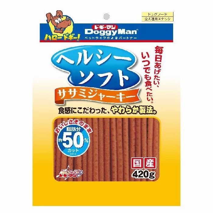 【MIGO寵物柑仔店】DoggyMan 多格漫犬用 健康 低脂 軟雞肉條 420g 原味/小香腸/零食超值包 牛肉 短切-規格圖7