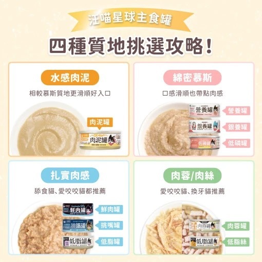 【MIGO寵物柑仔店】汪喵星球 益菌PRO+ 綿密肉泥 主食罐 80g 主食罐 無膠 貓罐 貓主食 單罐-細節圖3