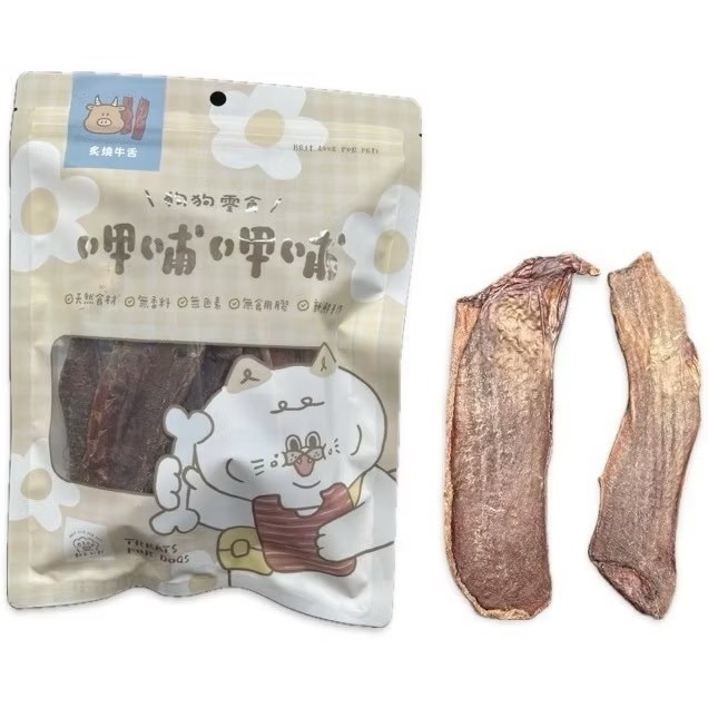 【MIGO寵物柑仔店】呷哺呷哺 狗狗零食 犬用零食 天然零食 牛舌 鴨脖子 椰果雞捲 地瓜雞捲 牛氣管 鯊魚皮 雞胗-細節圖3