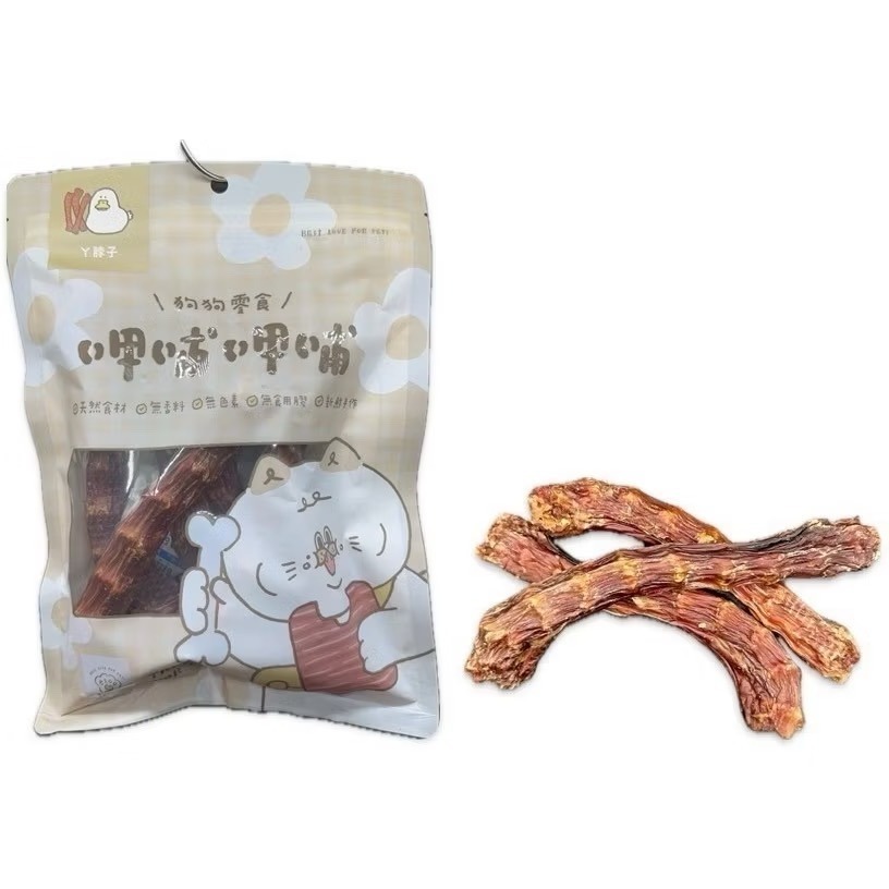 【MIGO寵物柑仔店】呷哺呷哺 狗狗零食 犬用零食 天然零食 牛舌 鴨脖子 椰果雞捲 地瓜雞捲 牛氣管 鯊魚皮 雞胗-細節圖2