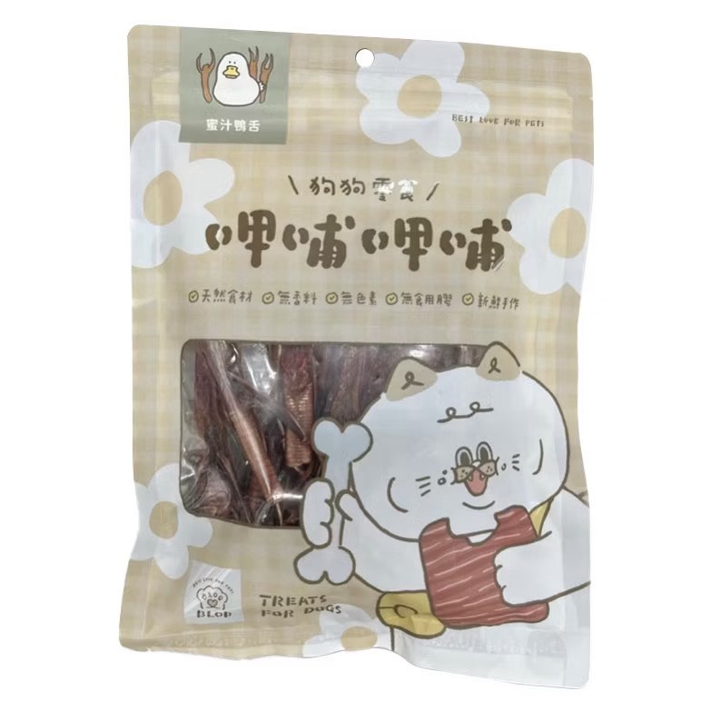 【MIGO寵物柑仔店】呷哺呷哺 狗狗零食 犬用零食 天然零食 牛舌 鴨脖子 椰果雞捲 地瓜雞捲 牛氣管 鯊魚皮 雞胗-規格圖10