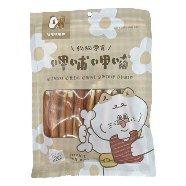 【MIGO寵物柑仔店】呷哺呷哺 狗狗零食 犬用零食 天然零食 牛舌 鴨脖子 椰果雞捲 地瓜雞捲 牛氣管 鯊魚皮 雞胗-規格圖10