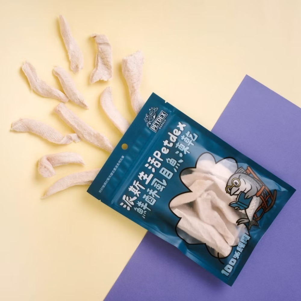 【MIGO寵物柑仔店】派斯生活Petdex貓凍乾 寵物凍乾零食 雞柳凍乾 虱目魚凍乾 鴨胸丁凍乾 貓零食 犬貓凍乾-規格圖2