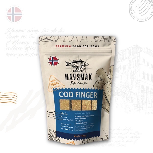 挪威鱈魚營養棒 100g