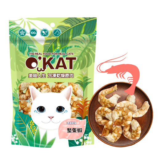 【MIGO寵物柑仔店】O＇KAT 美喵人生冷凍乾燥貓零食 貓咪零食 凍乾 寵物零食 凍乾零食 貓零食-規格圖4