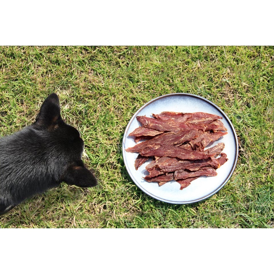 【MIGO寵物柑仔店】Baturu Kitchen 寵鮮灶腳手作肉乾 犬貓零食 雞菲力 櫻桃鴨 虱目魚柳 雞胸肉量販包-細節圖8