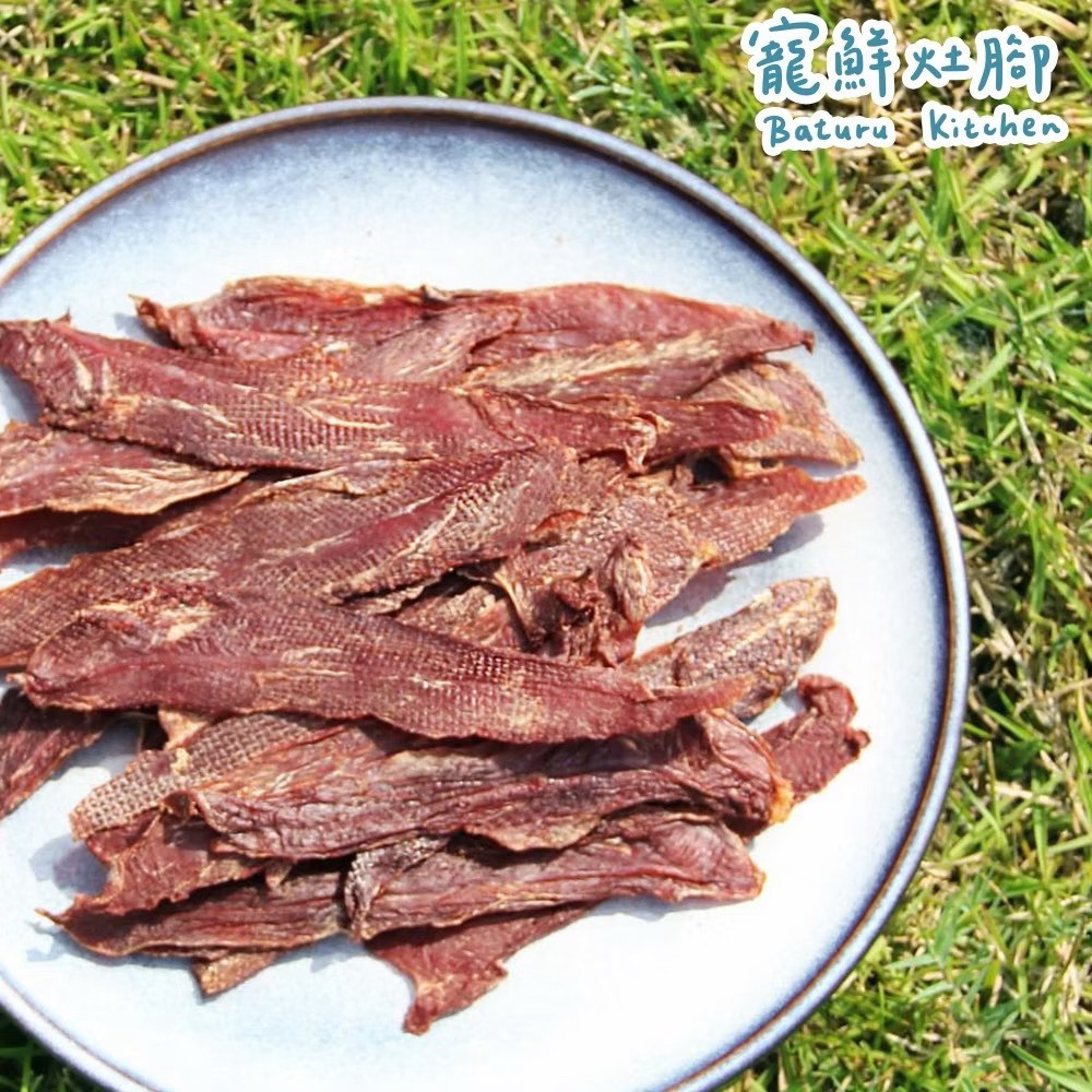 【MIGO寵物柑仔店】Baturu Kitchen 寵鮮灶腳手作肉乾 犬貓零食 雞菲力 櫻桃鴨 虱目魚柳 雞胸肉量販包-規格圖2