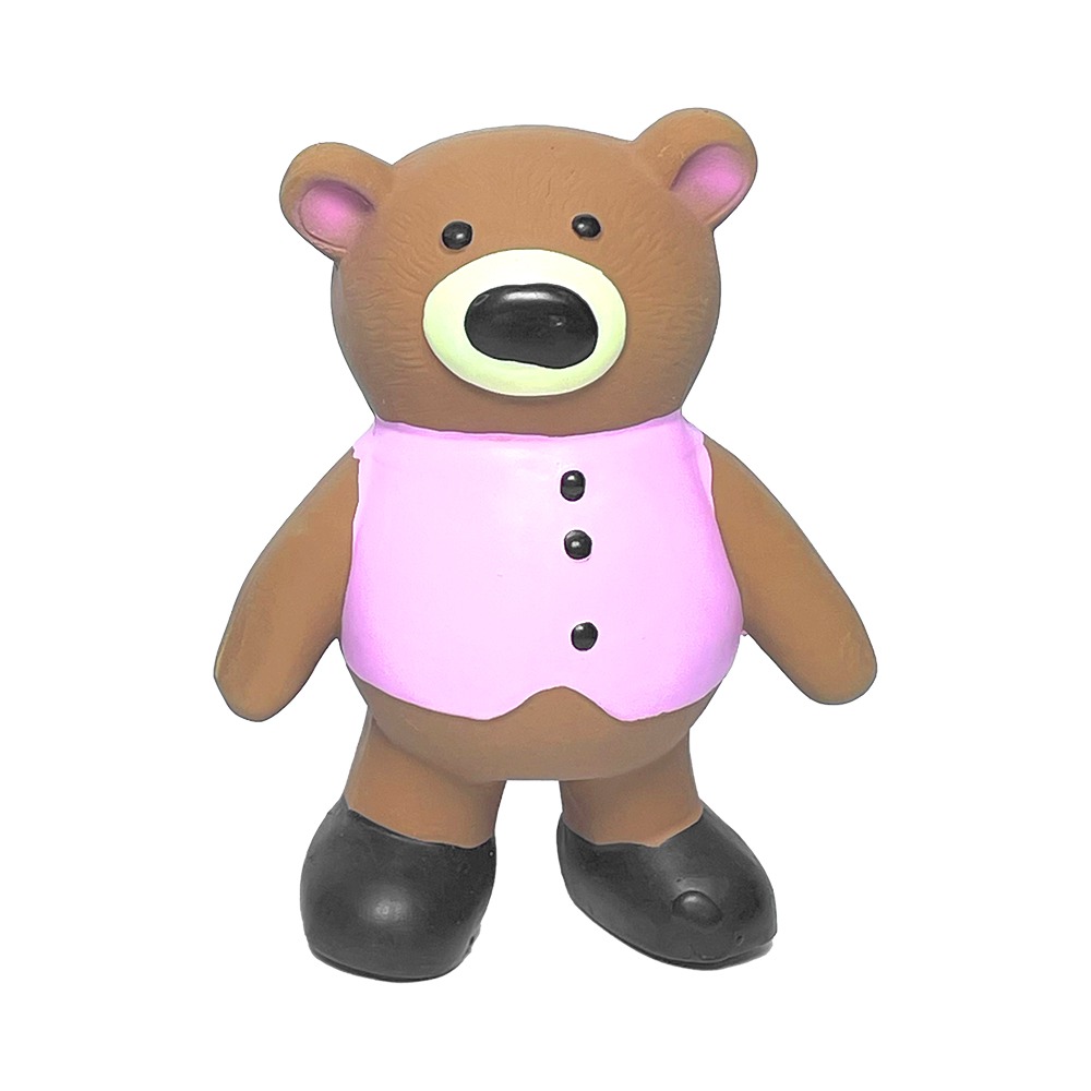 【MIGO寵物柑仔店】FOFOS兩只福狸 天然橡膠發聲玩具 耐咬磨牙狗玩具 豬豬發聲 犬玩具-規格圖5