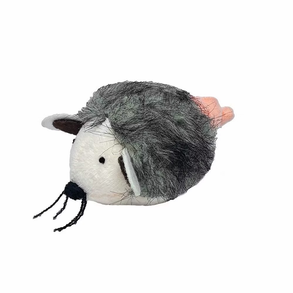 【MIGO寵物柑仔店】FOFOS 兩只福狸 短跑啾啾老鼠 貓玩具 貓咪玩具 舒壓玩具-規格圖3