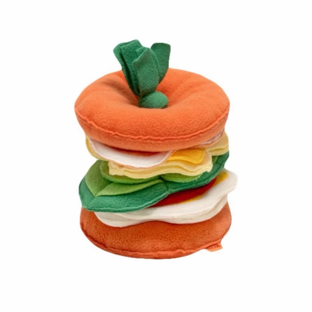 【MIGO寵物柑仔店】MewooFun 喵乎汪也 藏食互動玩具 (可拆卸) 羊圈圈/漢堡 狗狗藏食玩具-規格圖2