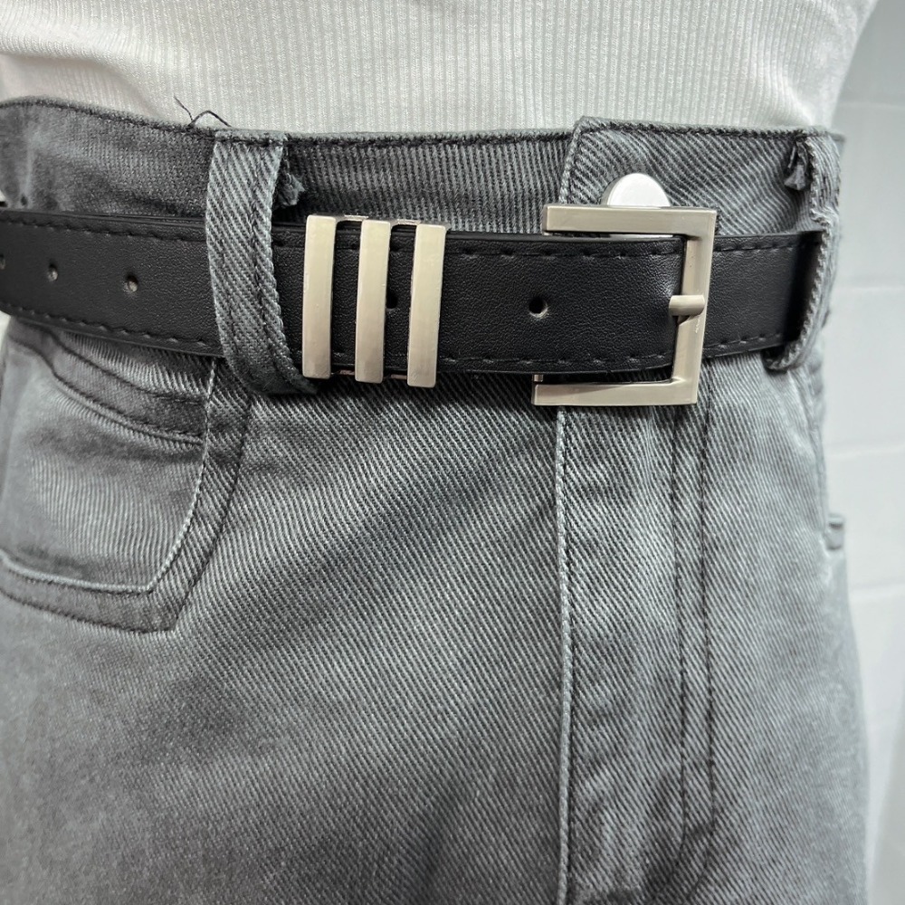 Jun.09 │ 簡約工裝牛仔裙(3碼)-6516 短裙 牛仔裙 褲裙 裙子 牛仔短裙 A字裙 女生短裙-細節圖3