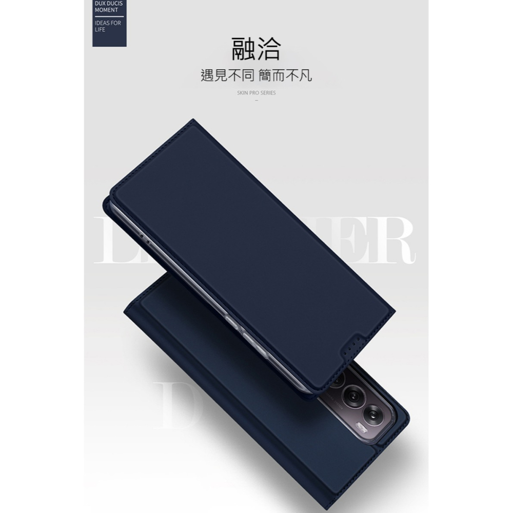 DUX DUCIS OPPO Reno 12 Pro 5G SKIN Pro 皮套 側翻皮套 插卡 可立 保護套 手機套-細節圖2