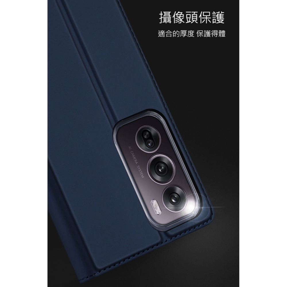 DUX DUCIS OPPO Reno 12 Pro 5G SKIN Pro 皮套 側翻皮套 插卡 可立 保護套 手機套-細節圖7