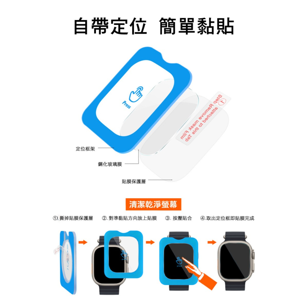 Imak 艾美克 Redmi 紅米 Watch 4 玻璃手錶膜 保護貼 玻璃貼 手表保護貼-細節圖5