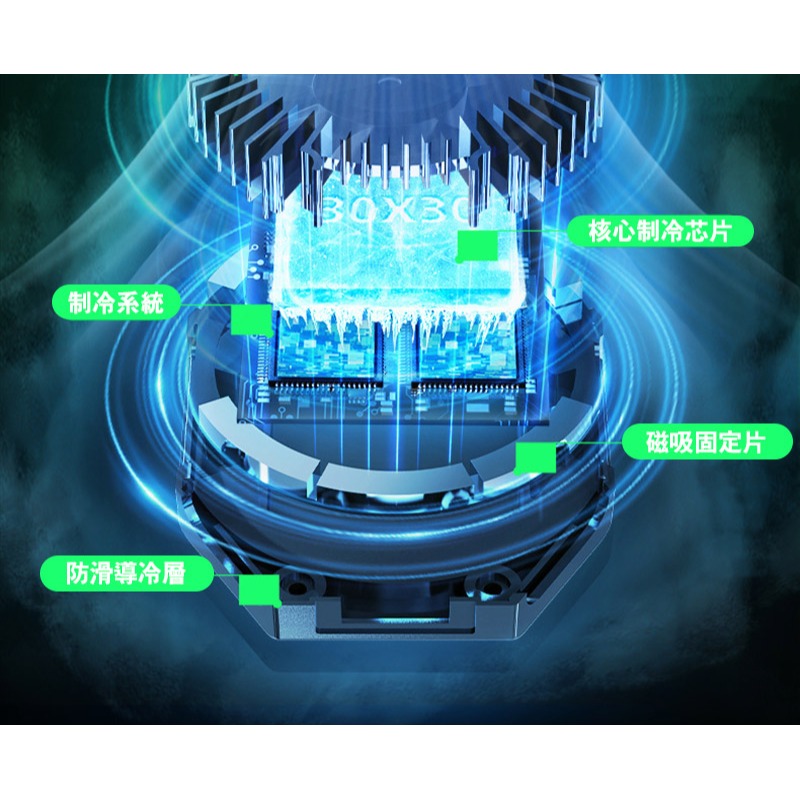 QinD X111 磁吸式半導體手機散熱器(含電池) 半導體製冷 手機風扇 背夾風扇 電競降溫風扇 支援 MagSafe-細節圖8