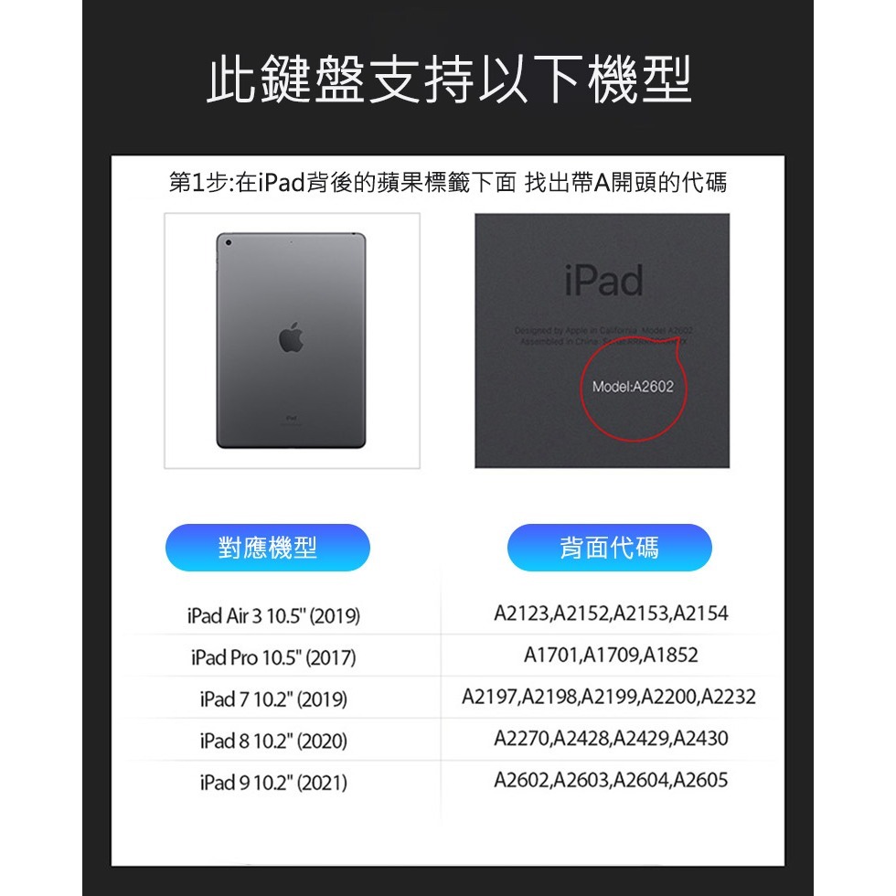 DUX DUCIS Apple iPad 10.2/Air 3/Pro 10.5 DK 鍵盤保護殼(背光版) 平板保護套-細節圖2