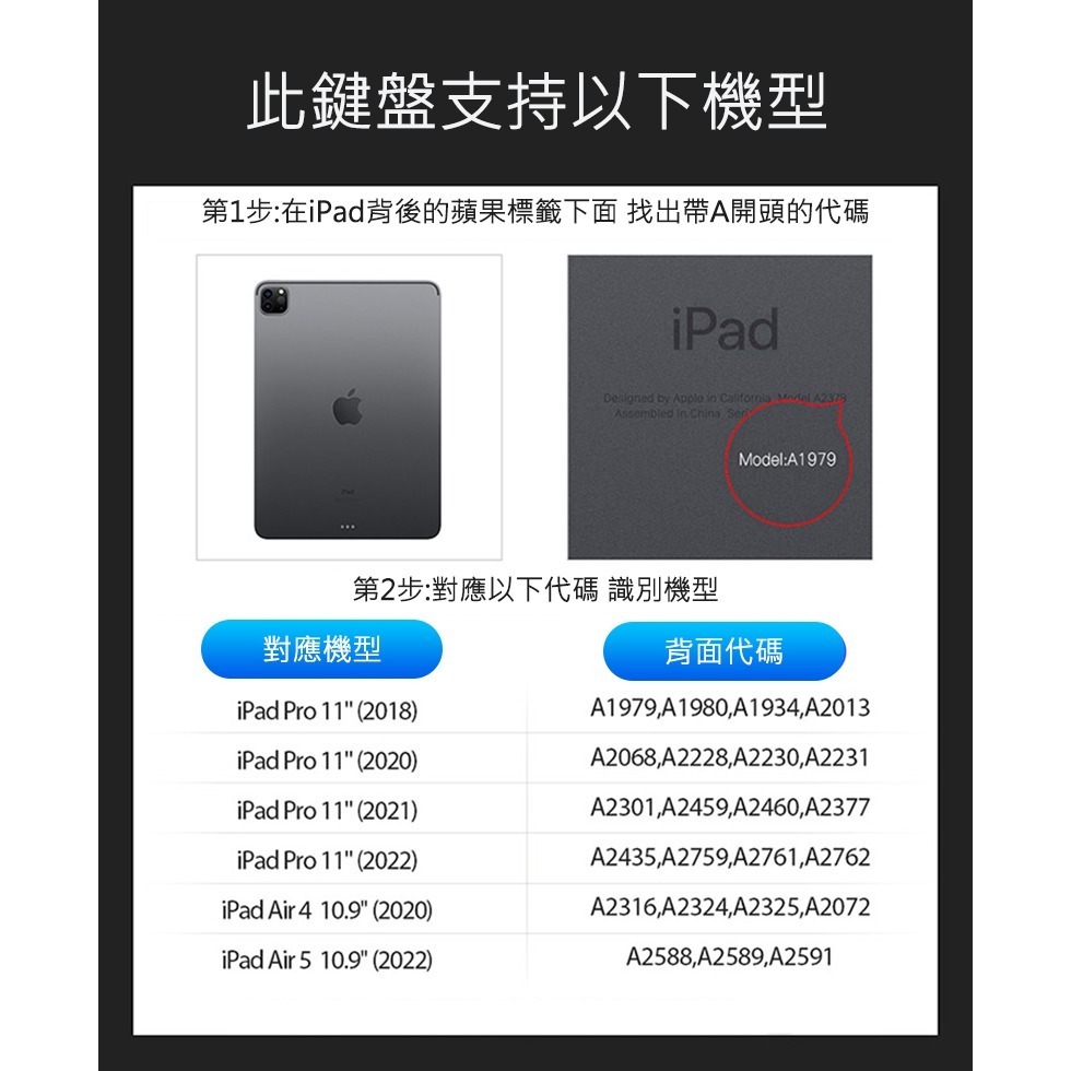 DUX DUCIS Apple iPad Air 4/5/6(M2)/Pro 2/3/4(M2) DK 鍵盤保護套(背光-細節圖2