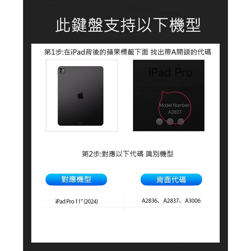 DUX DUCIS Apple 蘋果 iPad Pro 11 (2024/M4) DK 鍵盤保護套(背光版) 平板保護套-細節圖2