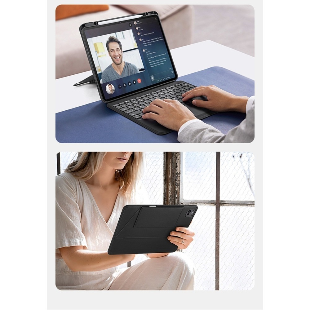 DUX DUCIS Apple 蘋果 iPad Pro 13 (2024/M4) DK 鍵盤保護套(背光版) 平板保護套-細節圖8