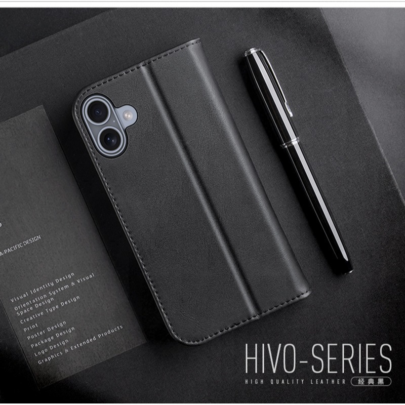 DUX DUCIS Apple 蘋果 iPhone 16 / 16 Plus Hivo 真皮保護套 側翻皮套 保護套-細節圖5