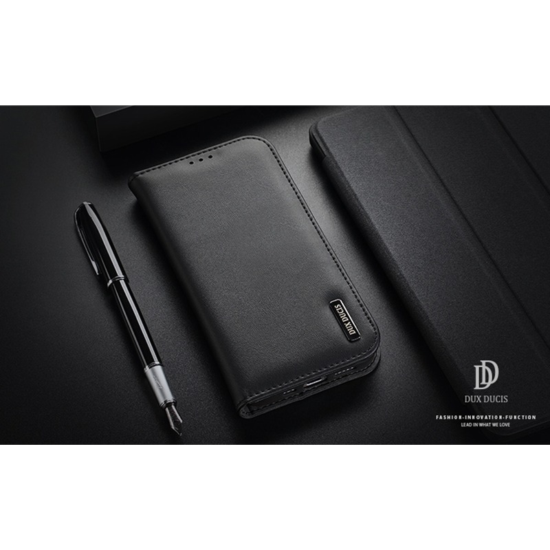 DUX DUCIS Apple 蘋果 iPhone 16 Pro Hivo 真皮保護套 側翻-細節圖9