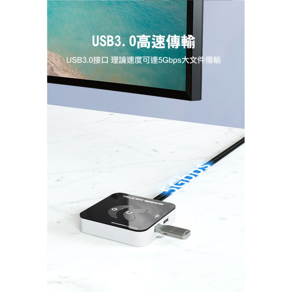 零度世家 KG-03 電腦延伸開關(USB2.0+USB3.0) 延伸電腦開關鍵 PC 桌面延長USB 有線遠端開關機-細節圖5