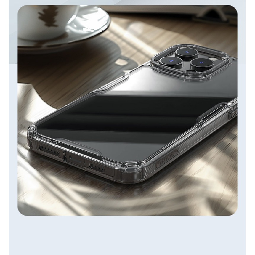 NILLKIN Apple 蘋果 iPhone 16 Pro Max 本色 Pro 保護套 保護殼 手機套 透明套-細節圖5