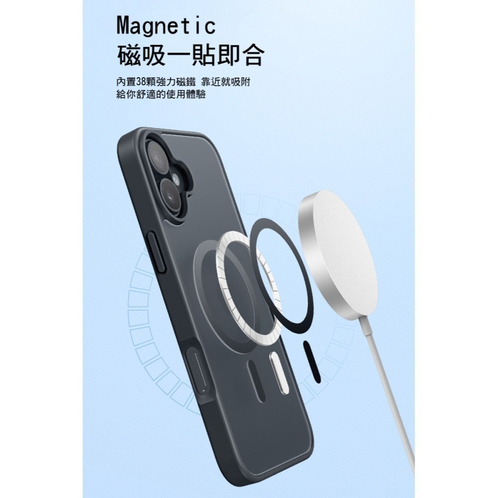 DUX DUCIS Apple 蘋果 iPhone 16 / 16 Plus Yind 磁吸保護殼 手機殼 磁吸哲殼-細節圖8