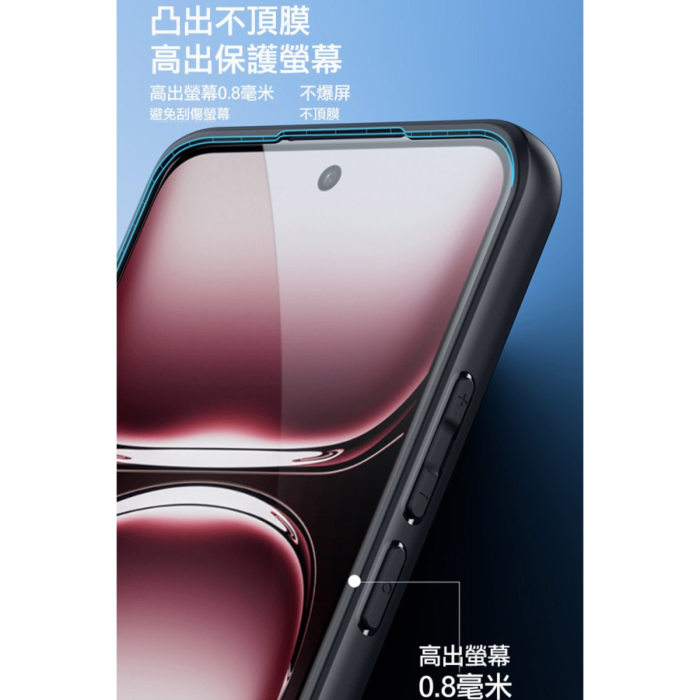 DUX DUCIS OPPO Reno 12 5G Aimo 保護殼 手機殼 保護套 霧面不沾指紋 軟邊保護套 防摔殼-細節圖10
