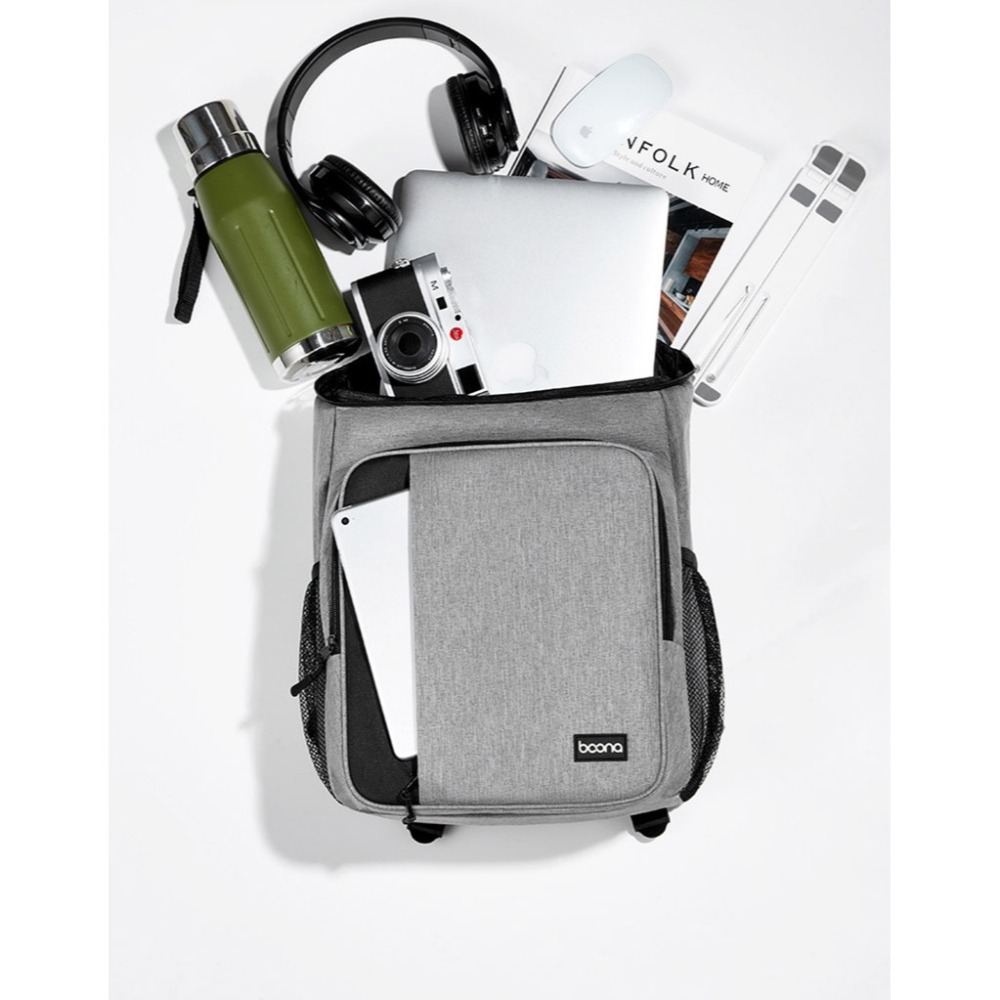 baona BN-K012 都市雙肩背包 後背包 書包 商務背包 減壓背包 筆電背包-細節圖11