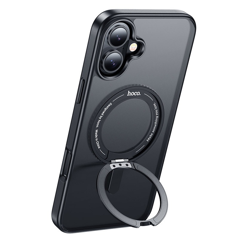 hoco Apple 蘋果 iPhone 16 / 16 Plus AS1 旋轉磁吸支點殼 保護殼 磁吸殼 保護套-細節圖3