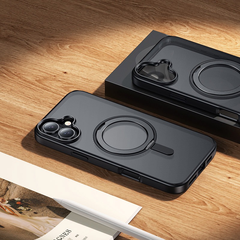 hoco Apple 蘋果 iPhone 16 / 16 Plus AS1 旋轉磁吸支點殼 保護殼 磁吸殼 保護套-細節圖8