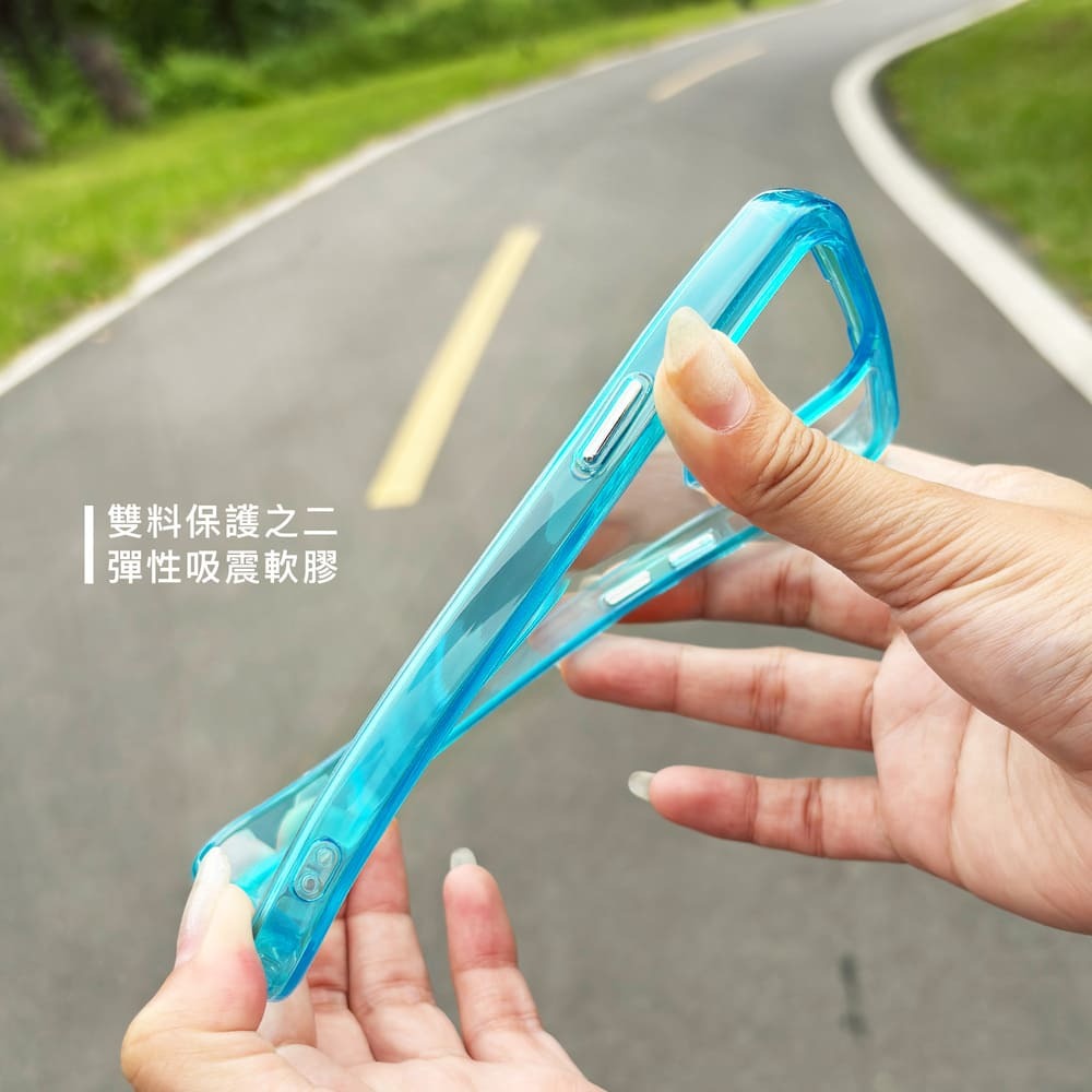 DAPAD VIVO V40 / V40 Pro 晶亮雙料手機保護殼 透明亮彩-細節圖3