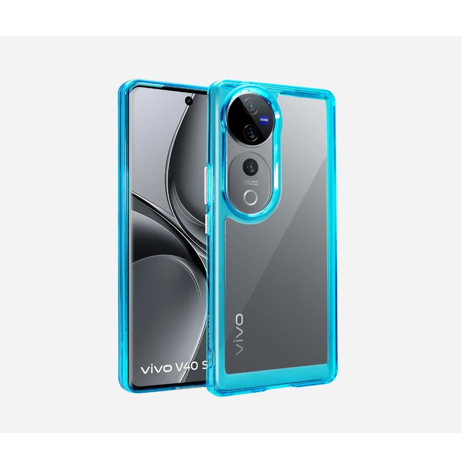 DAPAD VIVO V40 / V40 Pro 晶亮雙料手機保護殼 透明亮彩-細節圖7