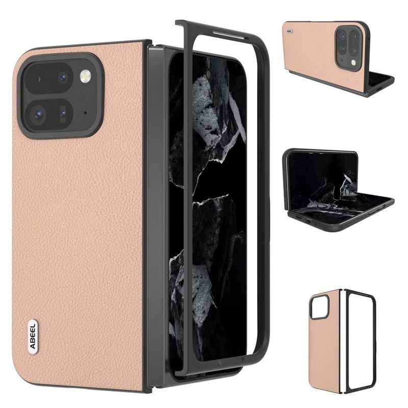 ABEEL Google Pixel 9 Pro Fold 皮革保護套 手機殼 保護殼 薄殼 防摔殼-細節圖10