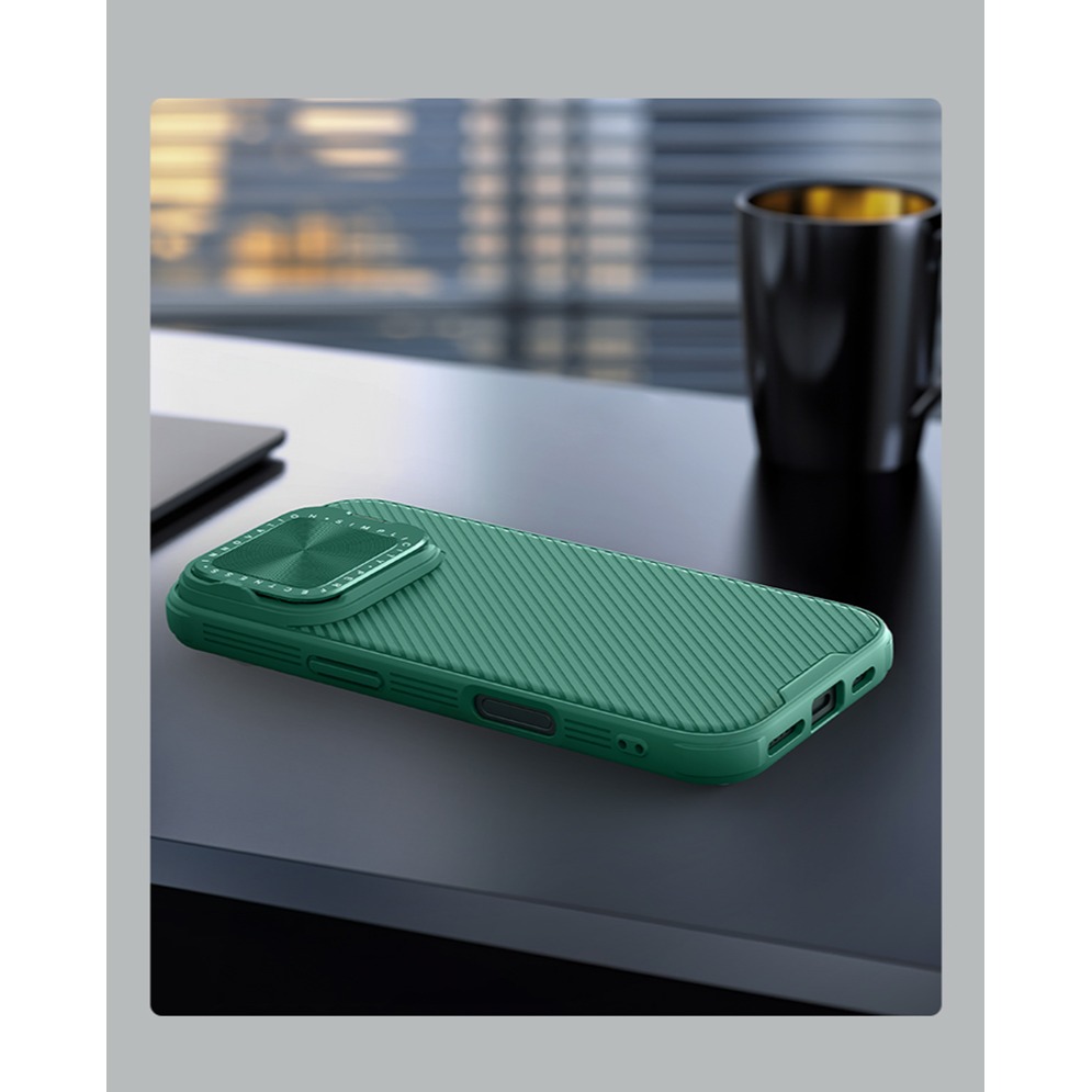 NILLKIN Apple 蘋果 iPhone 16 Pro 黑鏡 Prop 保護殼 保護套 手機殼 鏡頭保護 可站立-細節圖10