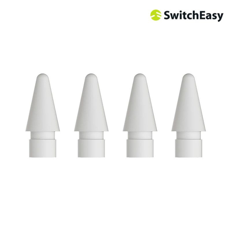 魚骨牌 SwitchEasy iPad 替換式觸控筆尖 4入（支援Apple Pencil）替換筆頭-細節圖4