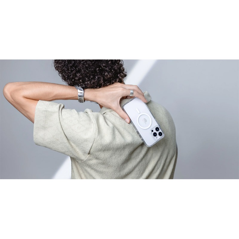 MAGEASY Apple iPhone 16 Pro / 16 Pro Max Bright M 不發黃軍規磁吸透明殼-細節圖6