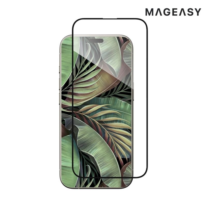 MAGEASY Apple iPhone 16 6.1吋 / 16 Plus 6.7吋 VETRO 9H 鋼化玻璃保護貼-細節圖2